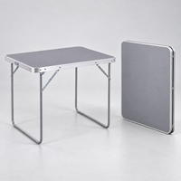 Table pliante légère en aluminium pour la vente en gros, portable, pour camping, plage, pique-nique, repas en extérieur, voyage, OEM ODM