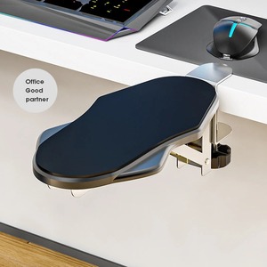 Computer Arm for <b>Desk</b> Adjustable Ergonomic Wrist Support for Keyboard Armrest Extender <b>Rotating</b> Mouse Pad Holder - Product Image 5