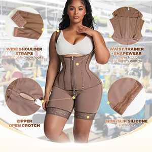 <span class=keywords><strong>Fajas</strong></span> <span class=keywords><strong>Colombianas</strong></span> à haute compression et contrôle abdominal, Post-opératoire, Phase 1, Vente en gros pour femmes - Product Image 6