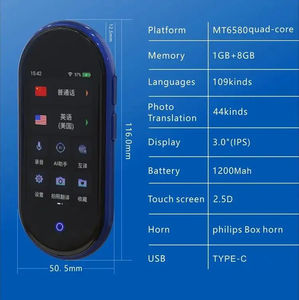 Meilleure qualité traduction portable 109 langue appareil de traduction vocale instantanée bidirectionnelle <span class=keywords><strong>traducteur</strong></span> vocal hors ligne précis - Product Image 6