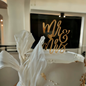 ใหม่ของตกแต่งเค้กอะคริลิค <span class=keywords><strong>MR</strong></span> & MRS ของตกแต่งหน้าเค้กอะคริลิกข้อเสนองานแต่งงานแบบทำมือ - Product Image 2