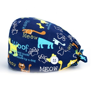 Mũ Điều Chỉnh Hình Cú Voi Động Vật In Polyester Y Tế Phong Cách Hỗn Hợp Kèm Nút Mũ Động Vật - Product Image 4