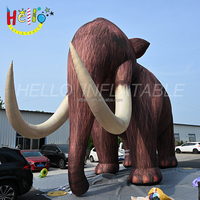 Mammouth simulé gonflable de modèle gonflable géant d'éléphant de produits de publicité extérieure
