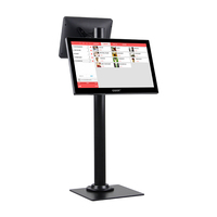 Caja Registradora Vertical de Doble Pantalla Directo de Fábrica, Sistema de Terminal Punto de Venta Todo en Uno con Pantalla Táctil de 15.6 Pulgadas para Supermercado