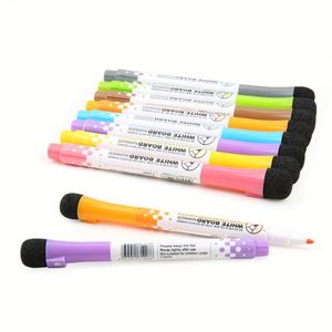 Marqueurs effaçables magnétiques en gros avec capuchon gomme, faible odeur, pointe fine, pour tableau blanc - Product Image 2