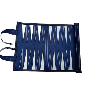 Stocked Travel Roll up <strong>Backgammon</strong> Luxury <strong>Backgammon</strong> <strong>Board</strong> Game Portable Suede <strong>Backgammon</strong> Game for GIfts - Product Image 5