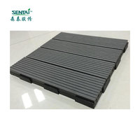 Carreaux de pont, terrasse, jardin, WPC, assemblage facile à installer, de haute qualité, ST02ST1, 310x310x22mm