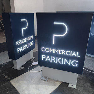 <span class=keywords><strong>Segnaletica</strong></span> Direzionale Personalizzata per Spazi Commerciali, Insegna Autoportante in Metallo con Pannelli, <span class=keywords><strong>Segnaletica</strong></span> Esterna per Parchi, Indicatore di Percorso in Metallo - Product Image 5