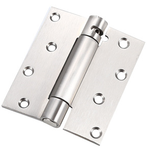 Bisagra de acero inoxidable con doble apertura y amortiguación de resorte para puertas de armario y gabinetes de cocina, silenciosa y con diseño moderno - Product Image 1