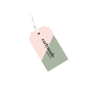 Aangepaste Kleding Tag Kleding Hang Tags Geweven Doek Tag