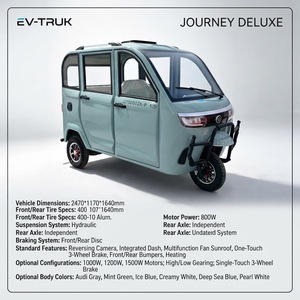 Triciclo Eléctrico Cerrado de Gran Espacio, Apto para Uso como <span class=keywords><strong>Taxi</strong></span> de Pasajeros - Product Image 4