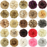 Perruque chignon bouclé style européen et américain, résistante à la chaleur, avec dentelle frontale, effet volumineux