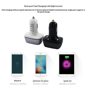 Cargador de Coche USB de Doble Puerto QC3.0 con Carga Rápida <span class=keywords><strong>SCP</strong></span> y Diseño Ignífugo para Laptop y Teléfono Móvil - Product Image 3