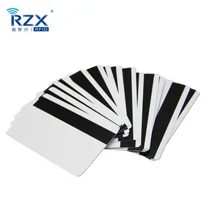 CR80 HICO Magnetic strip 2750Oe printable PVC smart blank customized card