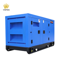 Générateur diesel de démarreur électrique automatique de YOFEN Super silencieux prix du Soudan générateurs diesel portatifs de refroidissement par eau 15kw 20kw