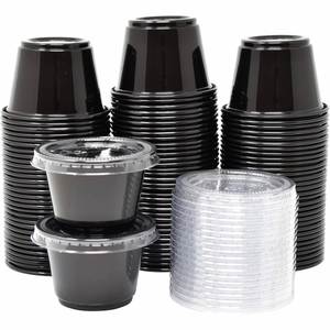 One-piece 3.25oz Butter Packaging Biodegradable Portion Container Disposable pp Plastic Single Wall Restaurant Use <b>Sauce</b> Cup Cup - Product Image 1