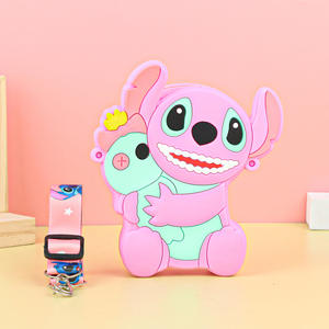 Tas Selempang Anak Karakter Kartun Silikon Dompet Koin Lucu Tas Bahu Tahan Air untuk Ponsel Kantong Selempang - Product Image 5