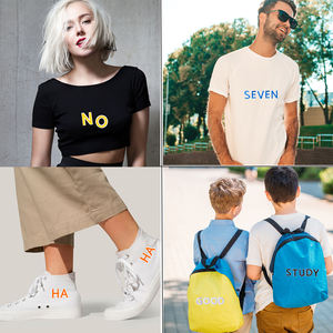 Набор из 72 вышитых наклеек, милые Мультяшные буквы + вышитые цифры, наклейки, белые аксессуары «сделай сам», нашивки для костюмов - Product Image 6