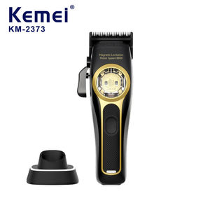 KEMEI km-2373 fabricant tondeuses à cheveux professionnelles 8800 tr/min <span class=keywords><strong>tondeuse</strong></span> à cheveux <span class=keywords><strong>sans</strong></span> <span class=keywords><strong>fil</strong></span> machine à couper les cheveux <span class=keywords><strong>avec</strong></span> base de chargement - Product Image 3