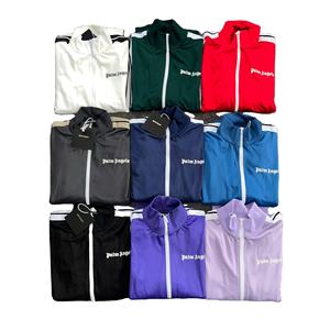 Conjunto de Sudadera con Capucha y Pantalones Deportivos a Rayas Vintage con Cremallera y Logotipo Personalizado 2026, de Felpa Francesa, Estilo Oversize, Lavado Ácido - Product Image 1