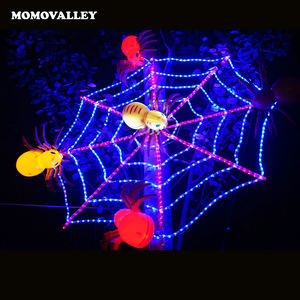 Lámpara LED de Araña Gigante Desmontable Momovalley IP65 Resistente al Agua DC12V 2m con Marco Metálico y Acabado Brillante para Exteriores, Jardín y <span class=keywords><strong>Casa</strong></span> - Product Image 2