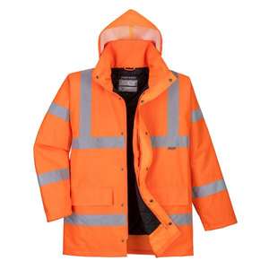 PORTWEST - RT30ORRM Chaqueta naranja de tráfico de alta visibilidad-EAN 5036108057641 ROPA DE TRABAJO DE 2017 - Product Image 1