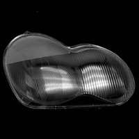 Couvercle de Lentille de Phare de Voiture Transparent pour Mercedes Classe C W203 2004 2005 2006, Verre de Phare Remplacement Accessoires Extérieurs