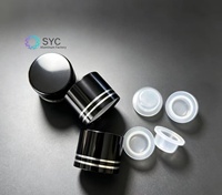 Capsules métalliques de haute qualité de 18 mm avec joint d'étanchéité en feuille d'or estampée à chaud, vente en gros, pour pots et bouteilles de cosmétiques, huiles essentielles et crèmes