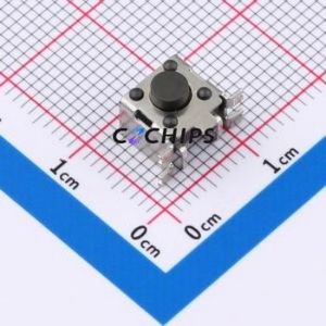 M25A050211E Tactile Switch SMD-4P,7.4x7mm Switch Single Pole Single Throw Round Button 2.6N 6mm - Product Image 1