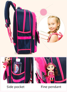 Korean Version Waterproof Large Capacity <strong>Backpack</strong> Elementary <strong>School</strong> 1-3-5 Grade Girls to Reduce the Burden - Product Image 5