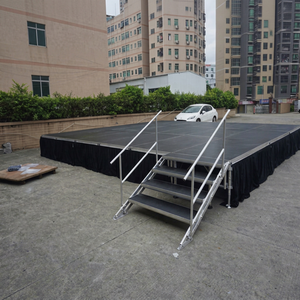 Plataforma de Escenario Desmontable de Aluminio, Resistente, para Eventos - Product Image 3