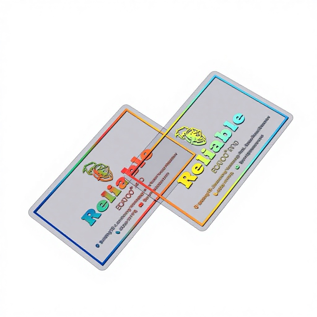 Transparent Custom High-End Plastic Business Cards Digital Printing Hot Stamping Gradient Laser Embossing