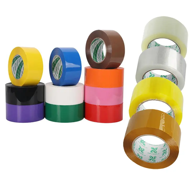 Eco Glue Strong Sticky 300m Clear 3 mil 66m 2 inch x 200 Meters Acrylic Transfer Superb Packaging Adhesive Gel BOPP Packing Tape