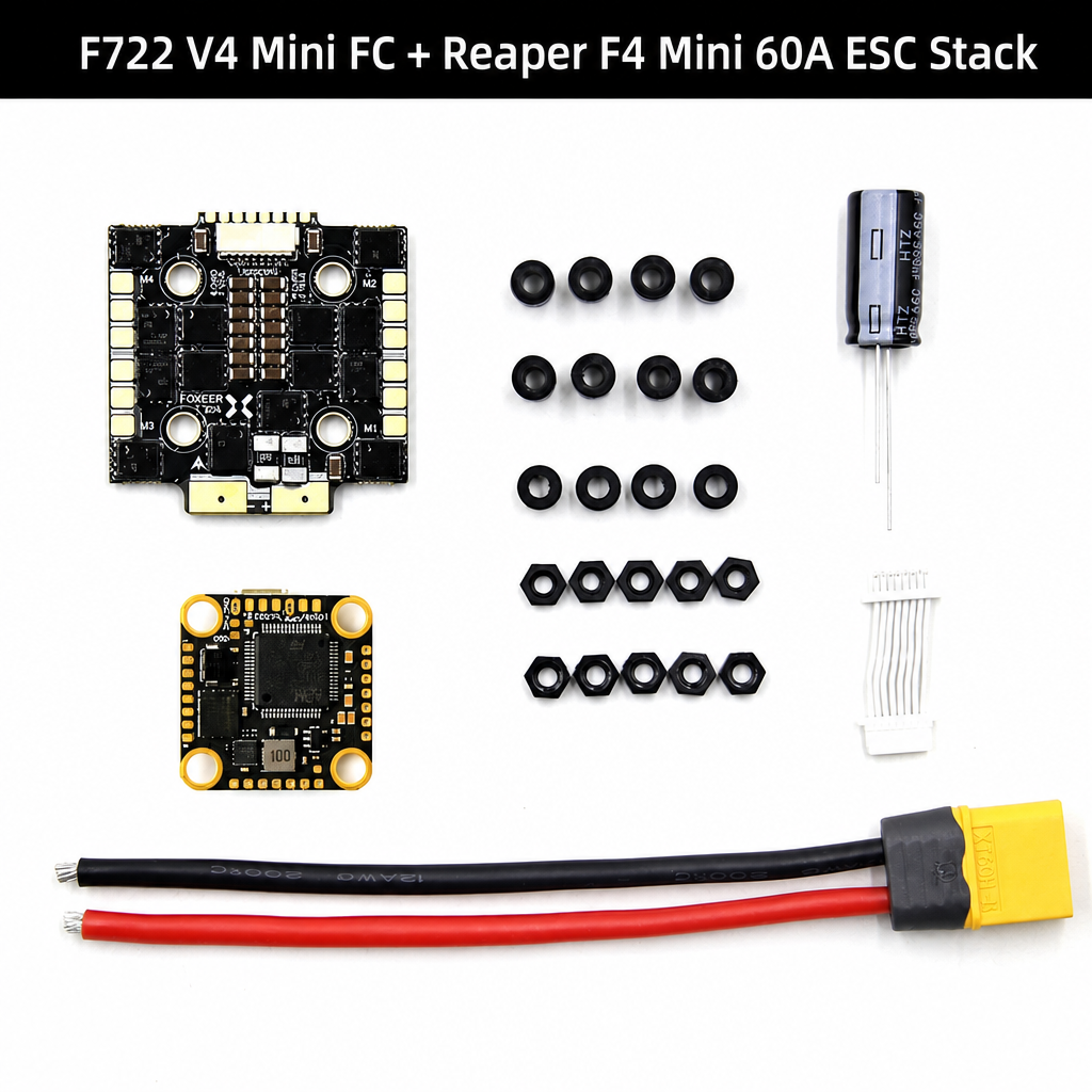 F722 V4 Mini+F4 mini 60A สแต็ก