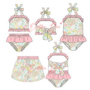 <span class=keywords><strong>Maillot</strong></span> <span class=keywords><strong>de</strong></span> <span class=keywords><strong>bain</strong></span> pour filles enfants été imprimé personnalisé <span class=keywords><strong>maillot</strong></span> <span class=keywords><strong>de</strong></span> <span class=keywords><strong>bain</strong></span> une pièce assorti plage bébé garçons tronc - Product Image 2