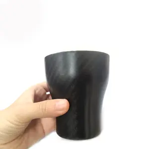 Özel küçük boy karbon Fiber kahve fincanı, çay bardağı, bira bardağı