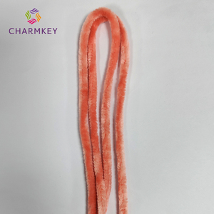 Fil à crocheter pour sac à main, couverture, fil acrylique velours chenille 6 mm, fil épais, fil chenille jumbo, fil chenille épais - Product Image 3