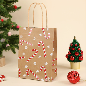 Sac cadeau de Noël au design premium, sac de fête créatif à motif de dessin animé, sac en papier pour festivals et événements, disponible en gros - Product Image 5