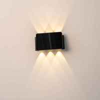 Applique murale LED solaire avec détecteur de mouvement Blanc chaud Batterie 3.7V/1500mAh Lampe de jardin extérieure économe en énergie Garantie 2 ans