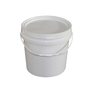 3L white food grade plastic bucket