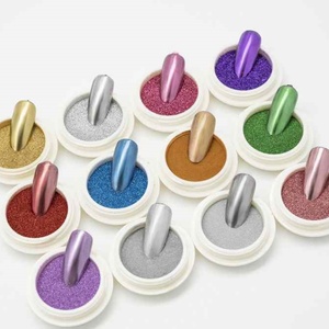New Nail Glitter Laser Powder 24 Color Laser <b>Magic</b> Mirror Powder Aurora Chrome Powder Wholesale Nail - Product Image 4