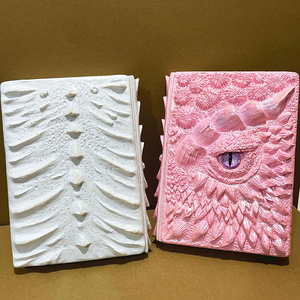 Quaderni Drago Carino GTB02F con Occhi di Cristallo Incorporati, Libro Gioco del Drago Macaroni, Artigianato in Resina, Troni per Regali Studenti - Product Image 5