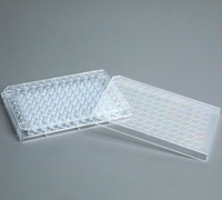 Plaques ELISA transparentes en polystyrène à 96 puits pour culture cellulaire, traitement de surface au collagène de type I, jetables, Alpha Plus