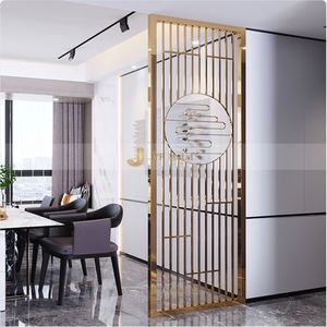 EX002 Customized Modern Stainless Steel Laser Cut Multi-Functional Durable Privacy Art Divider <b>Screens</b> Partition Hotel Lobby - Product Image 5