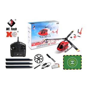 Wltoys 2026 Nouveau Hélicoptère RC K150 2.4G avec Maintien d'Altitude par Pression Barométrique + Flux Optique, Quatre Canaux, Trois Pales, Sans Barre de Direction - Product Image 2