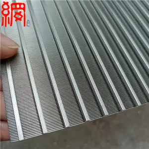 wedge wire screen panel for food and mineral processing/water treatment