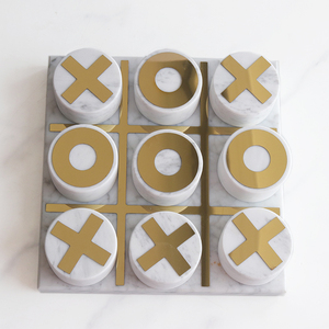 Thủ Công Tic Tac Toe Hội Đồng Quản Trị Cổ Điển Trò Chơi Vuông X Và O Đá Cẩm Thạch Tic Tac Toe Cờ Vua Trò Chơi Hội Đồng Quản Trị Cho Gia Đình - Product Image 2
