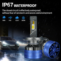 Ampoule de phare LED haute puissance 140W avec contrôle par application, H1/H3/H7/9005/9006/H11/880/9012/H4
