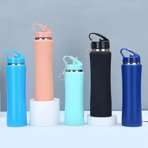 Nueva Botella de Agua Deportiva de Moda, Portátil, para Exteriores, de Gran Capacidad, de Acero Inoxidable, con Pajita, Termo de Cintura Pequeña - Product Image 3