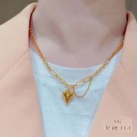 Collier pendentif personnalisé en or véritable 24 carats de haute qualité, de style chinois, élégant et délicat, pour femmes, de la marque Xinfly
